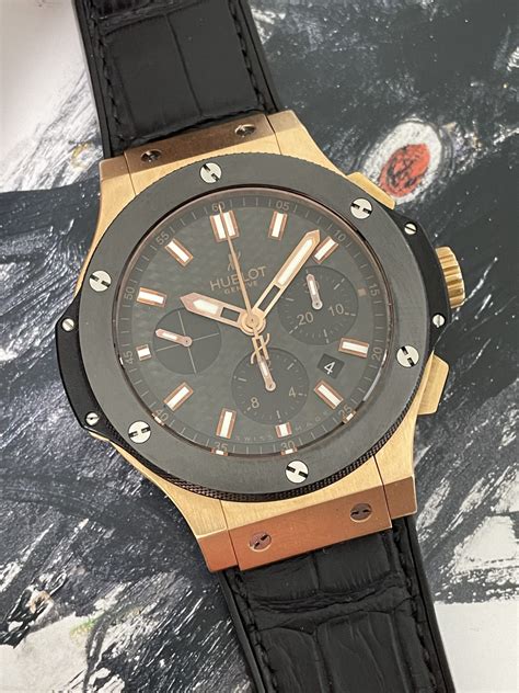 hublot big bang rose gold ceramic bracelet|Hublot big bang evolution 44mm.